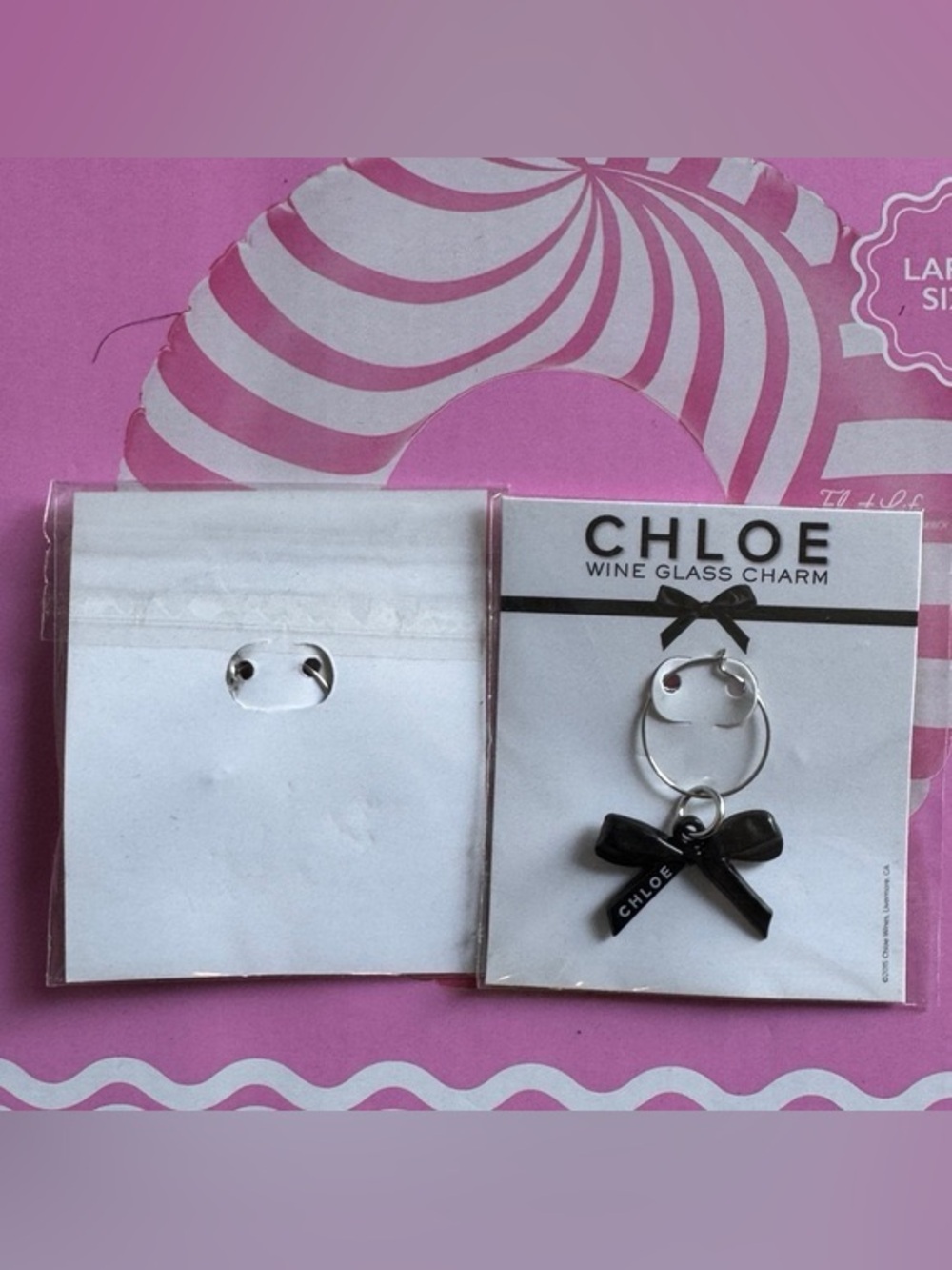 Wine Glass charm Chloe